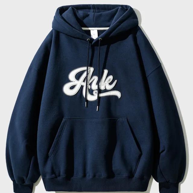 [2월6일 예약배송][제멋] 아크 롤링 오버핏 기모 후드 3종 네이비 SOHD2469