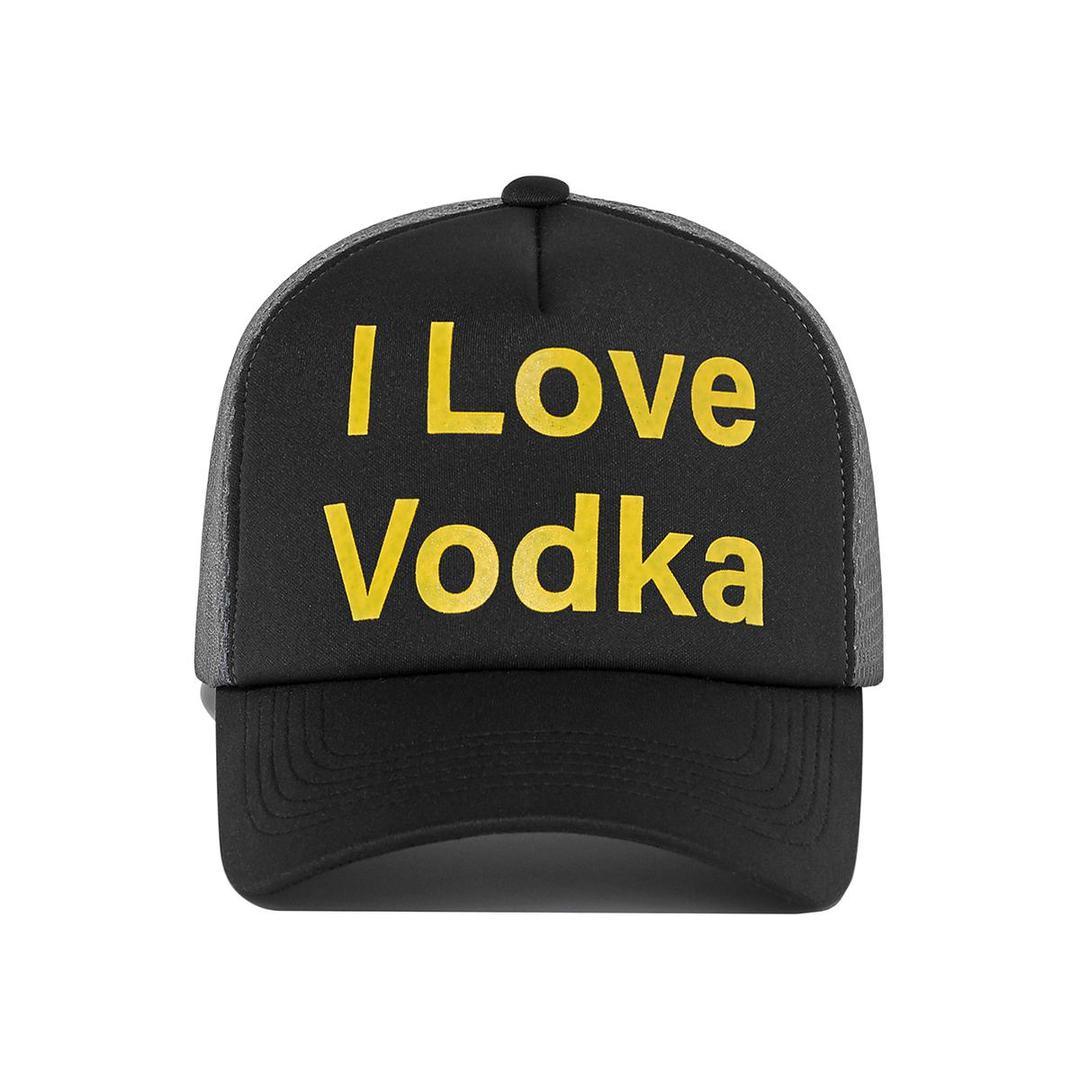 I Love Vodka Mesh cap (Black)