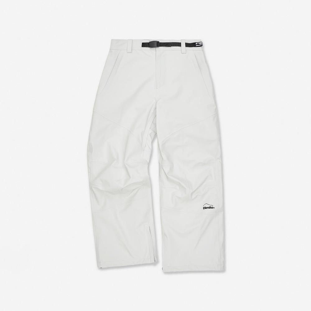 디미토 2425 DIMITO LEVEL OG 2L PANTS COOL WHITE (Relaxed Fit) 스노우 보드복 팬츠