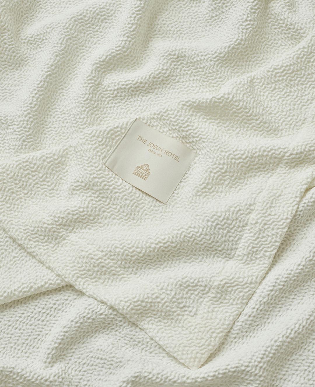 [더 조선호텔] 라운지 모달코튼 블랭킷 2종 (아이보리)