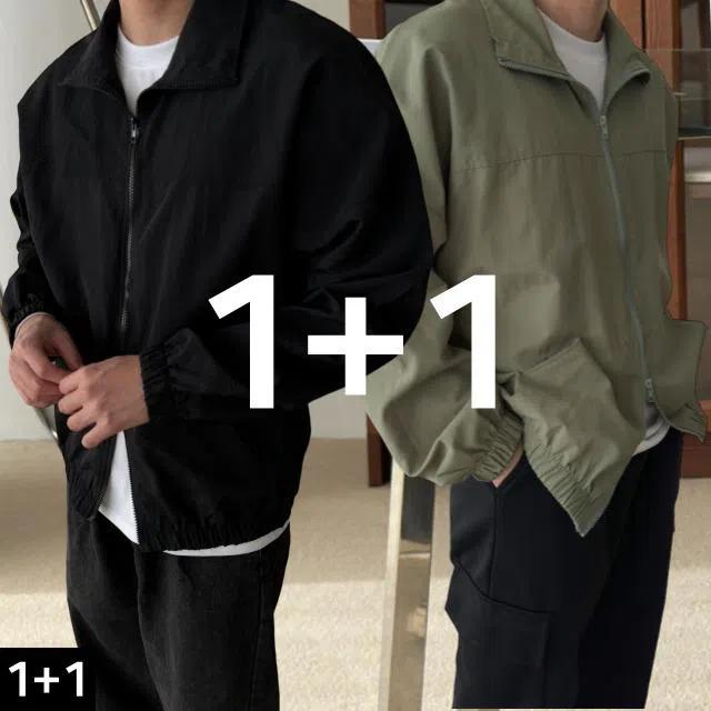 바스락 투웨이 오버핏 바람막이 자켓 러닝 트레이닝 윈드브레이커 어깨깡패