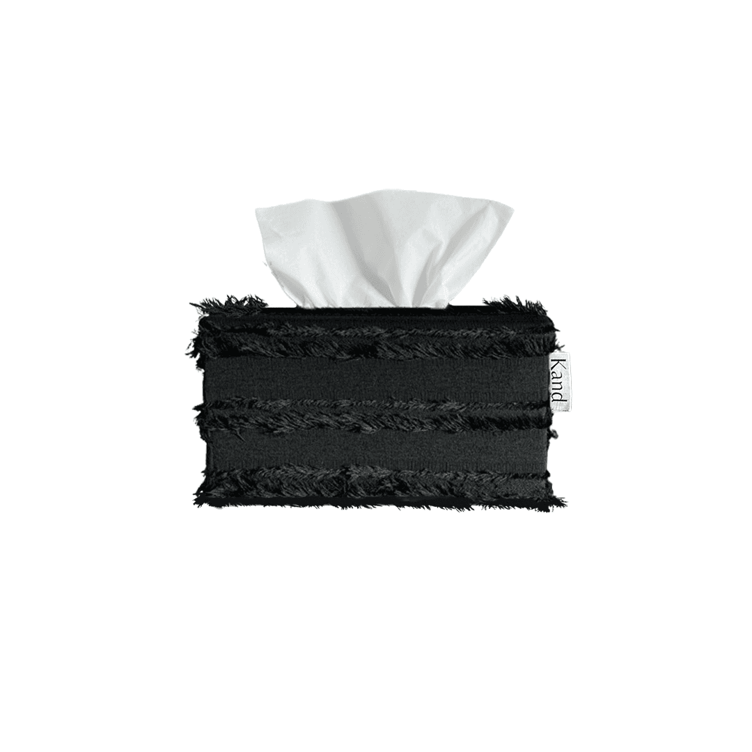 Black Tango Fringe 티슈케이스 2sizes