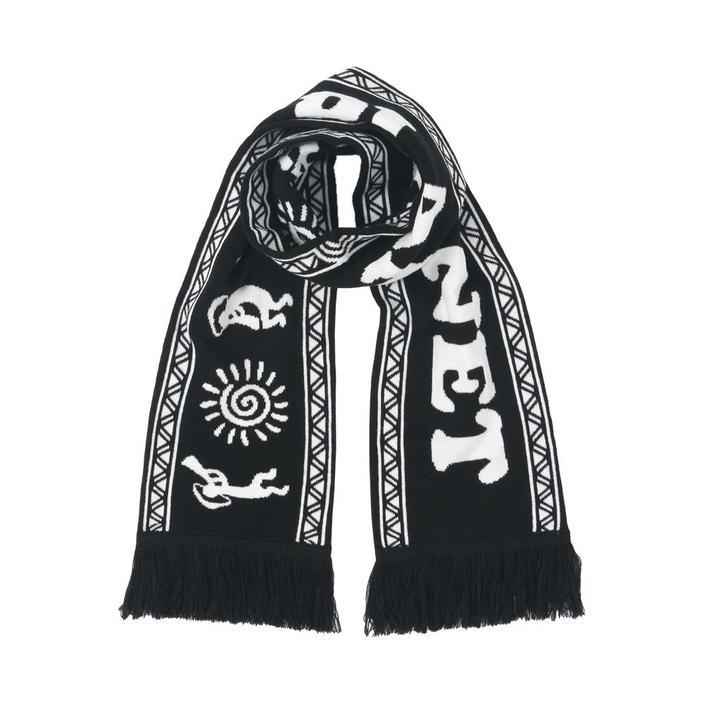 P.P.P. Jacquard Scarf - Black