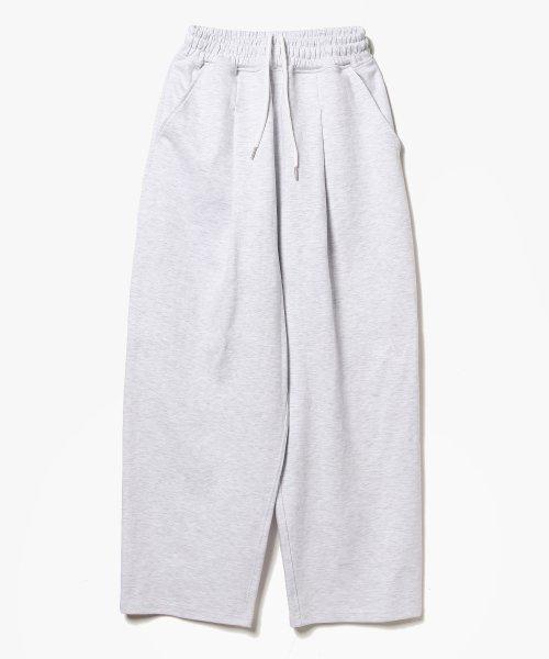 제로(XERO)  Deep One Tuck Sweat Pants [White Grey] - 사이즈 & 후기 | 무신사