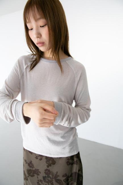 오무수히 cutting raglan loose top(4colors)