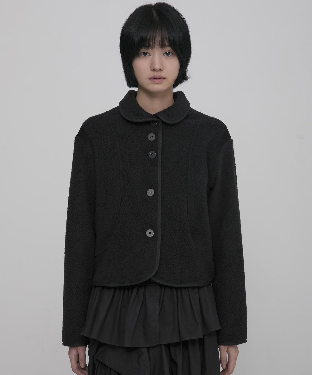 Wave Fleece Jacket (FL-049_Black)