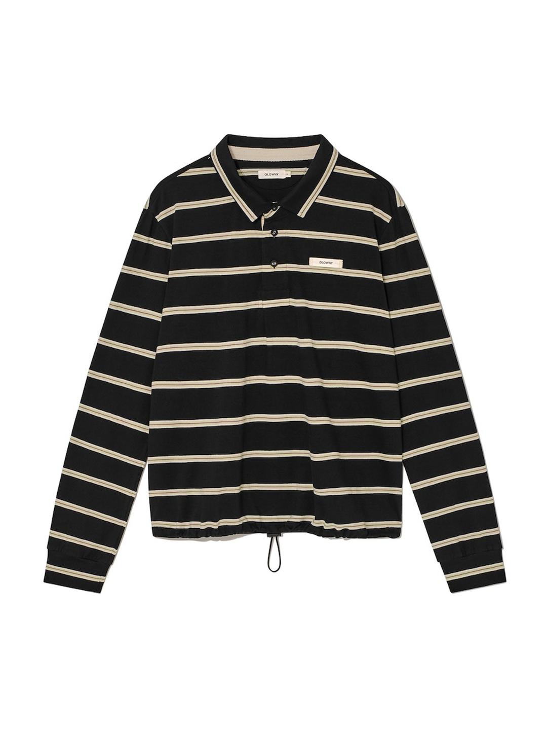 TERRY PK LONG SLEEVE (BLACK)
