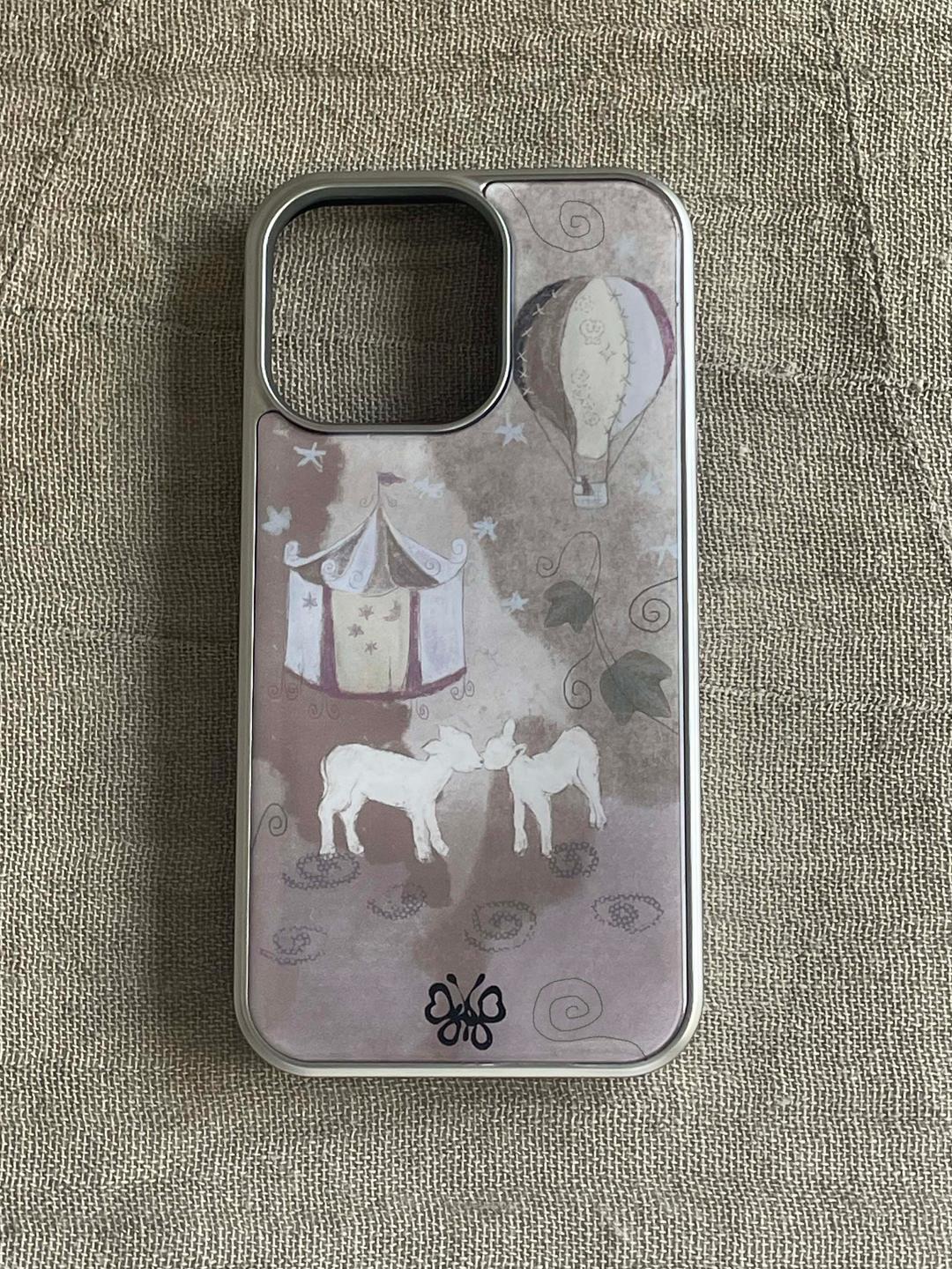 Mocha Dream Silver Epoxy case