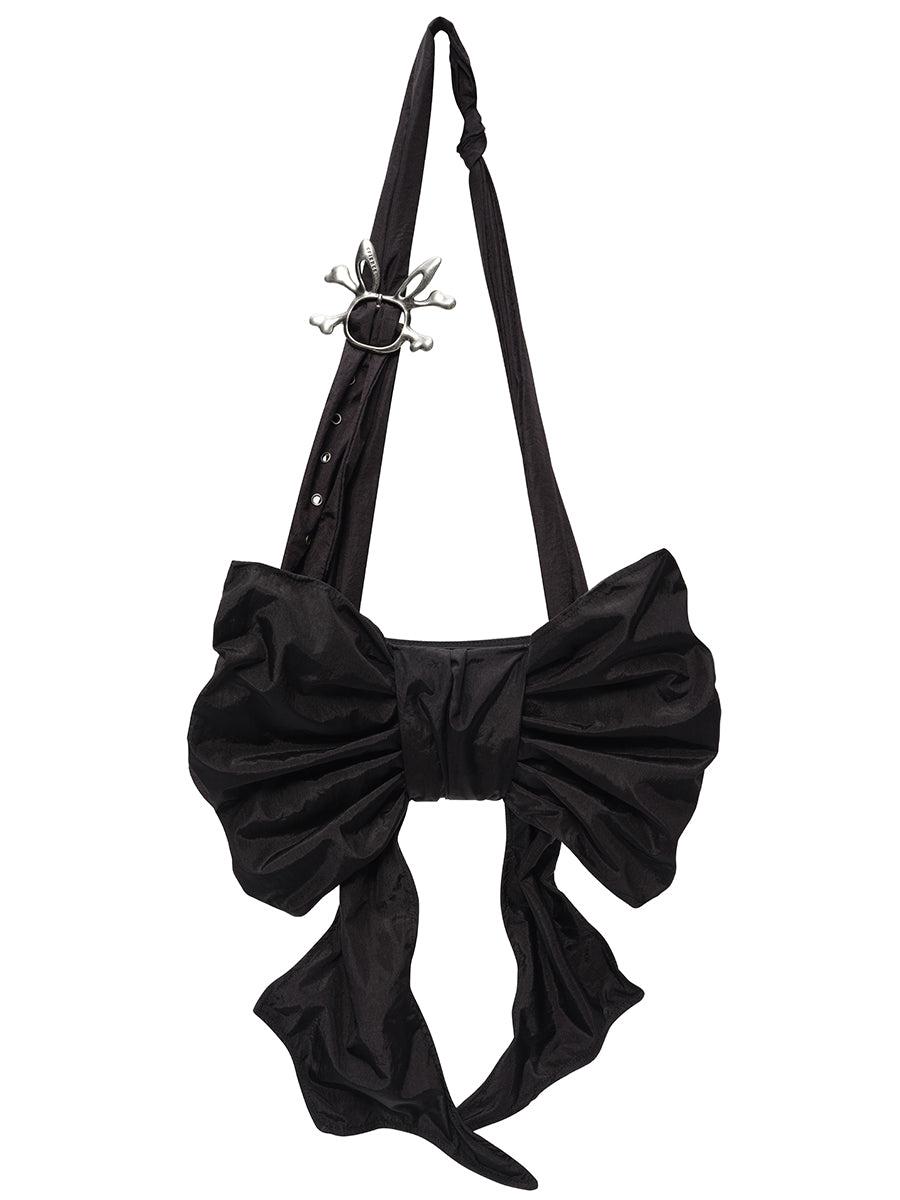 BOW ENVELOPE BAG - BLACK (PRE-ORDER SHIP IN 30 DAYS)