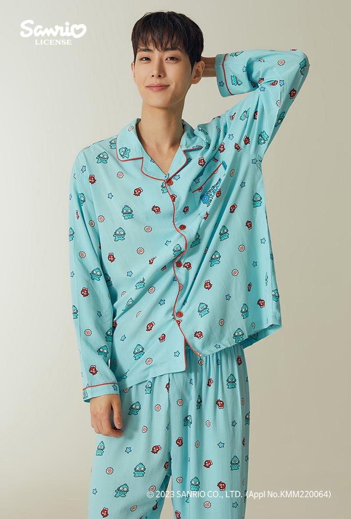 (산리오캐릭터즈) 산리오캐릭터즈 긴팔 잠옷(MINT)_SPPPD49U01