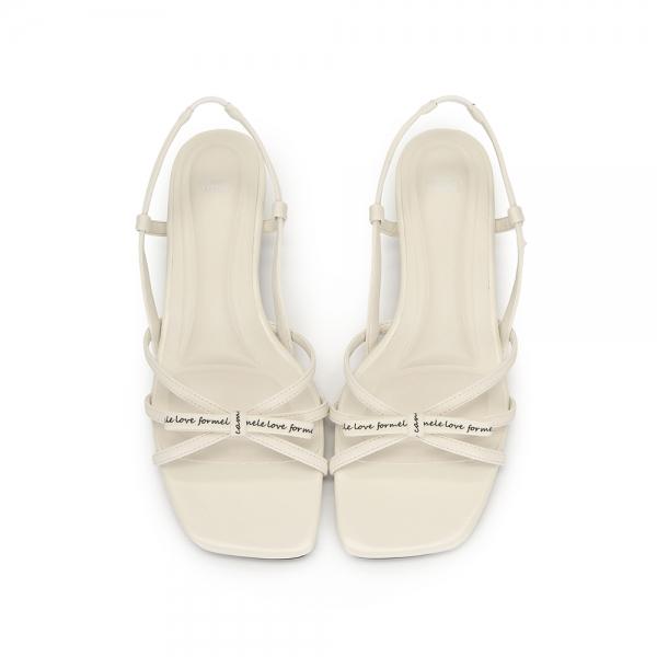 [포멜카멜레] 레터링 보우 샌달 3CM 3종 FKS1F1SS039