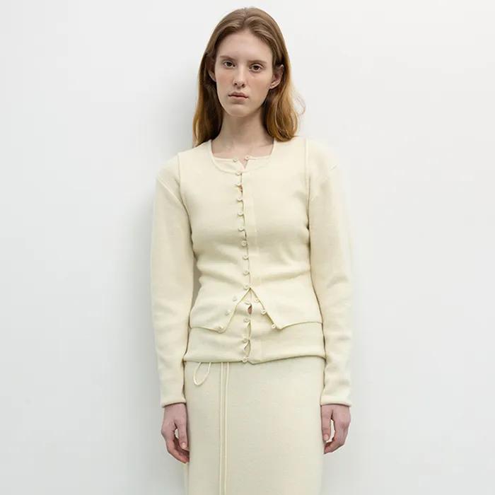 [29CM 단독]BUTTON DOWN CARDIGAN [IVORY]