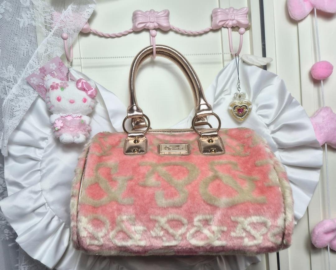 Pinky&dianne 핑키앤다이안 히메갸루 퍼 2way 숄더백 | 후루츠패밀리