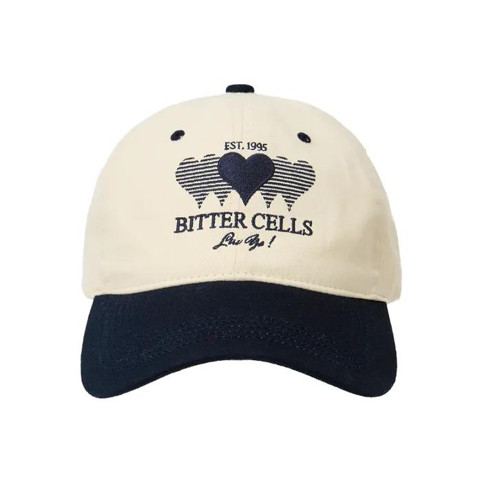 [쁨이 pick]Kitsch Heart Cap-Navy