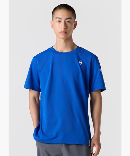 유니 소로나쿨 레귤러핏 반팔티셔츠 - 블루(QQ123ERS21)