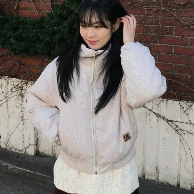 [마른체형 강추] 시티 트래블러 베이지 숏패딩 1C