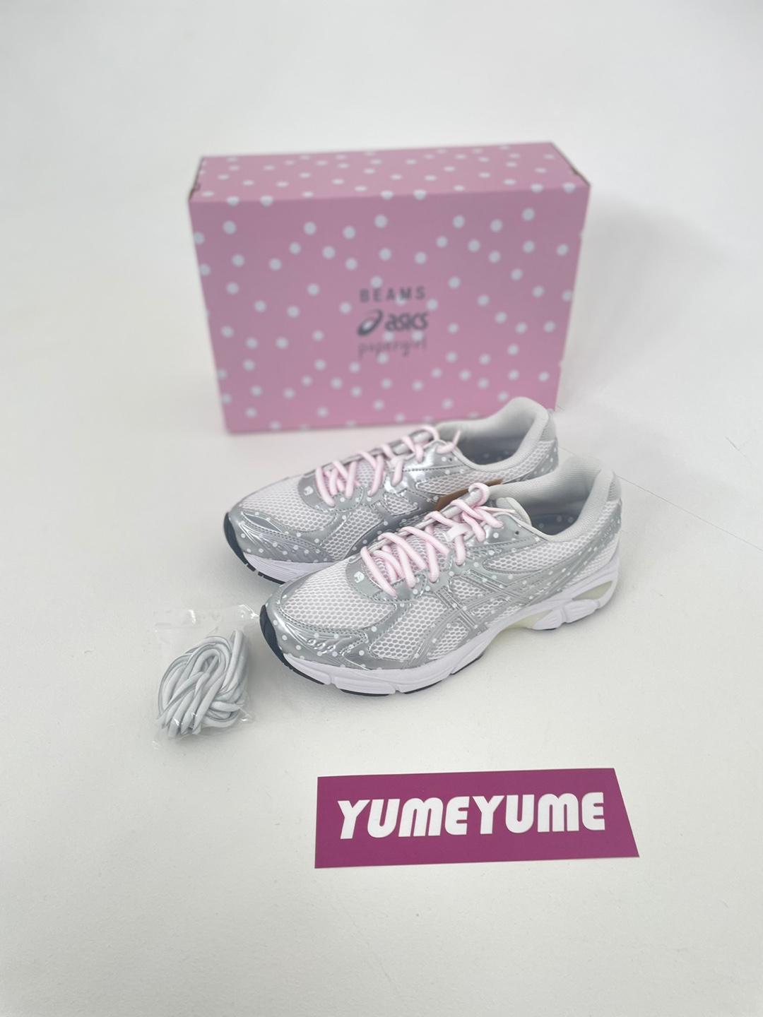 아식스 x 페이퍼걸 x 빔즈 GT-2160 화이트실버 러닝화