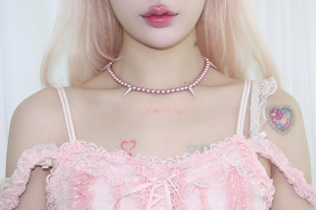 Pearl Spike Necklace