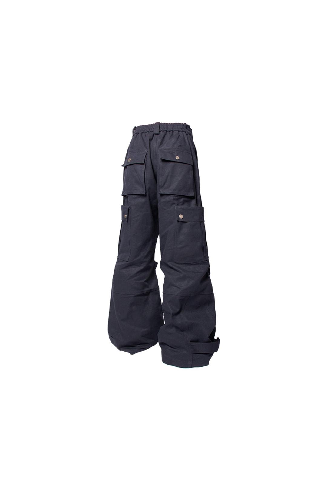 Big Pocket Cargo Cannon Pants - Dark Gray / XS