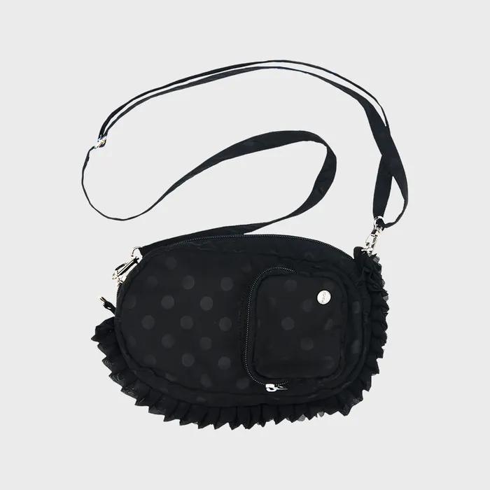 DOT FRILL MINIBAG (BLACK DOT)