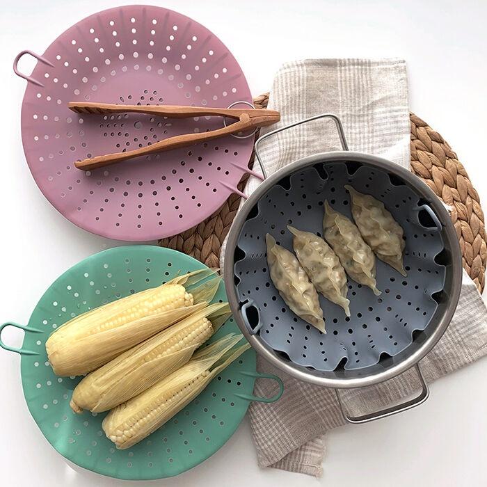 파스텔 실리콘 라이트찜기 3컬러