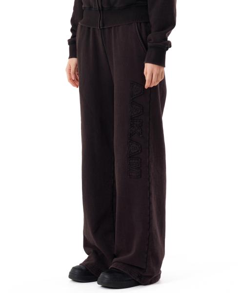Washed Logo Sweatpants (Black)