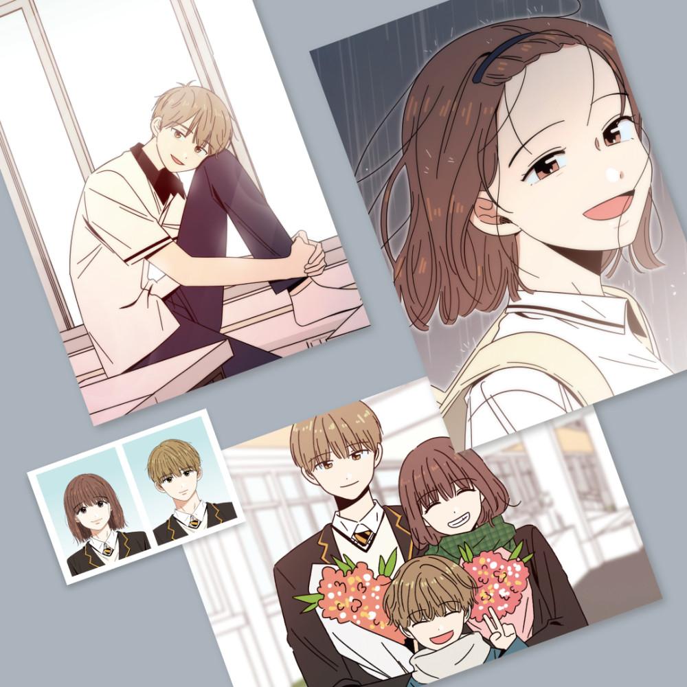 (재입고 예정 없음) 청춘 블라썸 일러스트 카드 세트 +소망, 하민 증명사진(한정수량)