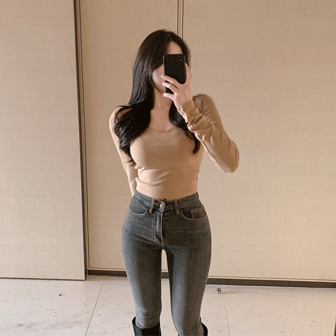 히니크 미피 기모 티셔츠 -4 color