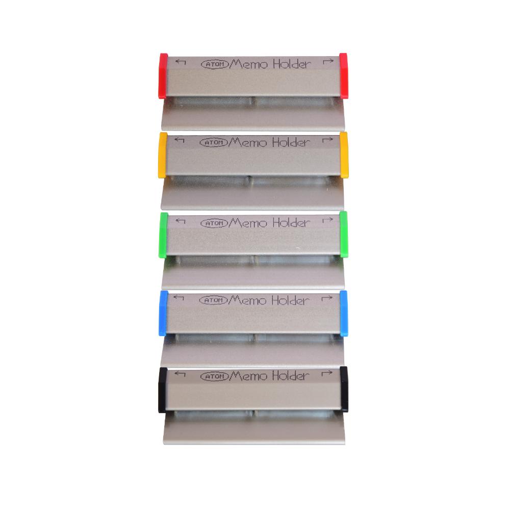 아톰 메모홀더 소 45mm AMH-10 부착형 게시판 메모지 메모꽂이