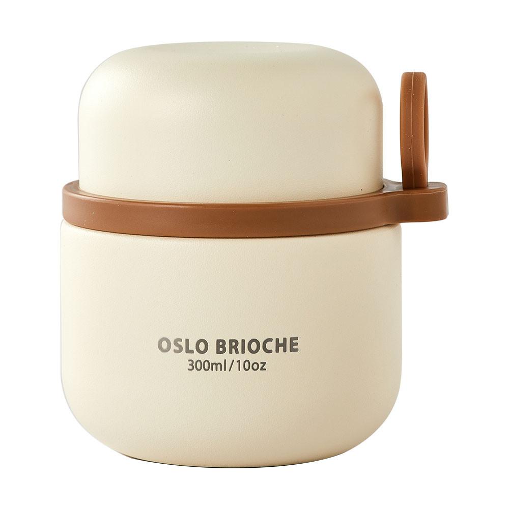 오슬로 보온도시락 죽통 브리오슈 푸드자 300ml 밀프랩 직장인 도시락통 이유식 용기