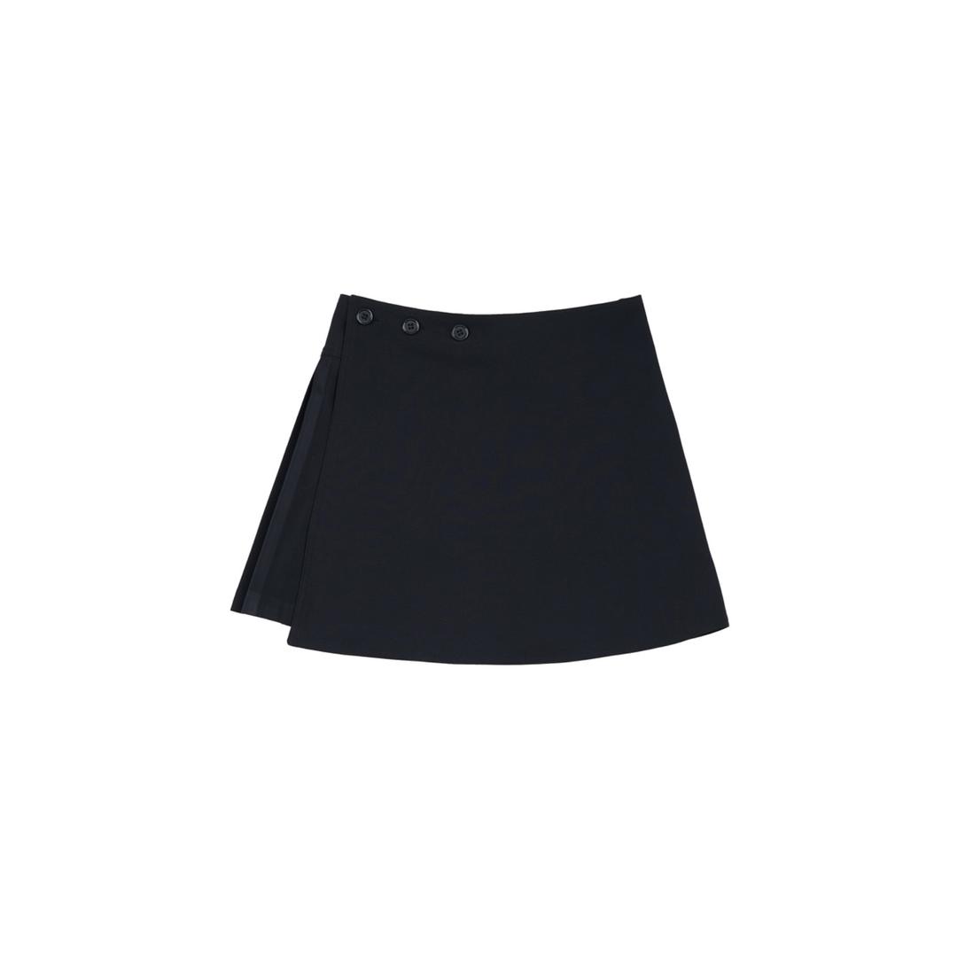 AW25 WRAP SKIRT (BLACK)