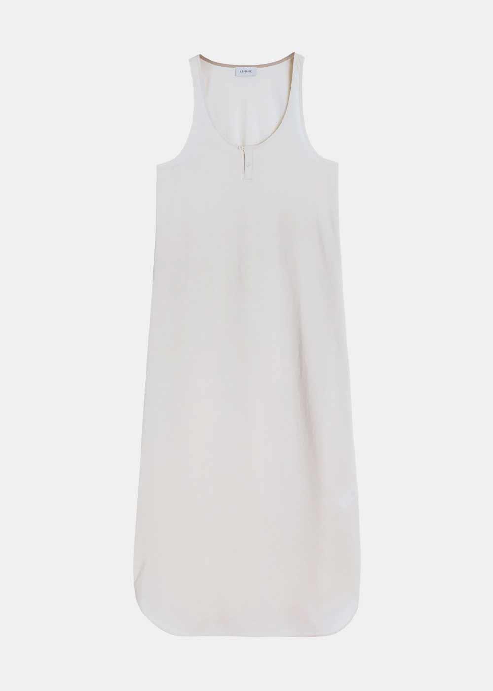 Lemaire Bias Cut Tank Dress - Cream
