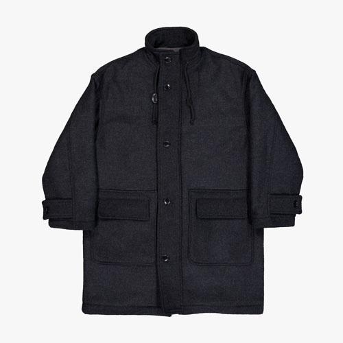 Wool Shelter Coat (Dark Grey)