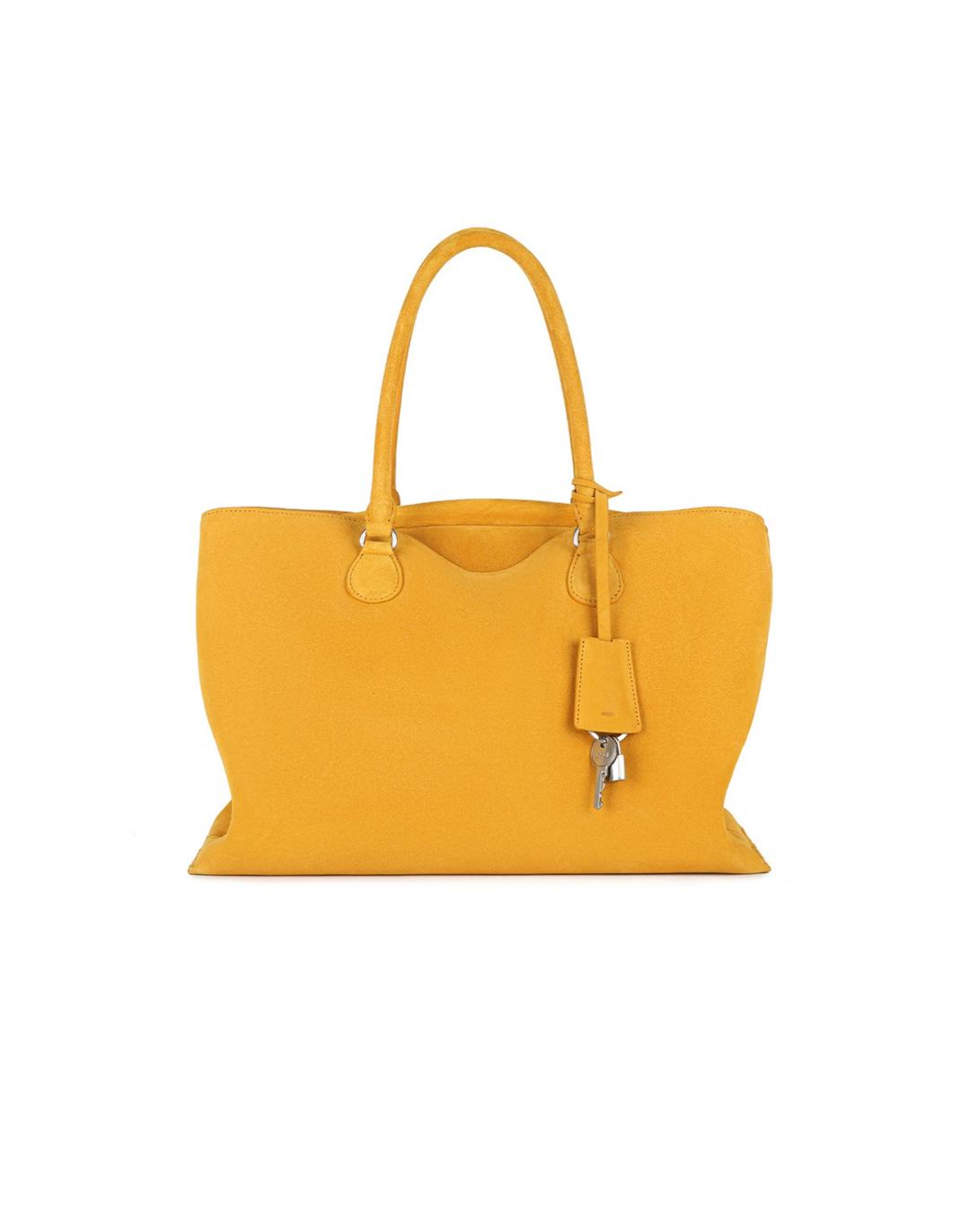 SHELL BROT LARGE [SUEDE MUSTARD]