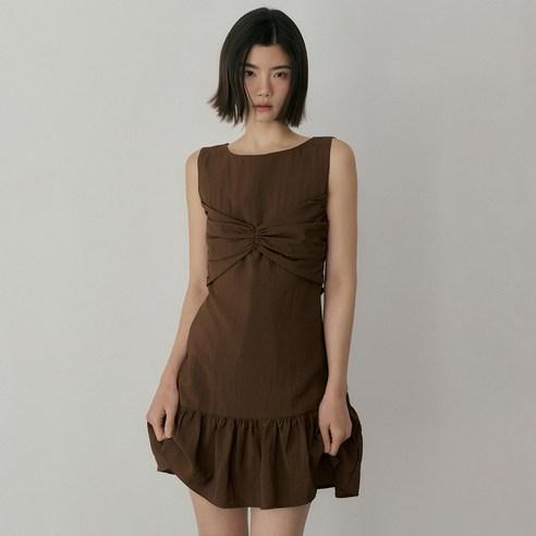 리올그 어썸피 빅 플리츠 미니 원피스