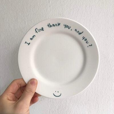 [키친마켓/리퍼브] 아임파인떙큐 접시