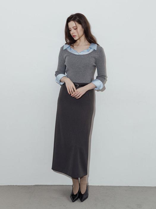 [컬러추가] Pencil long Skirt