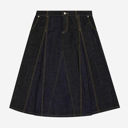 TWO DENIM LONG SKIRTS