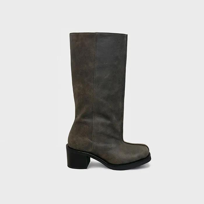 CRACKED WILD BOOTS_DARK BROWN_LW244SO02DB