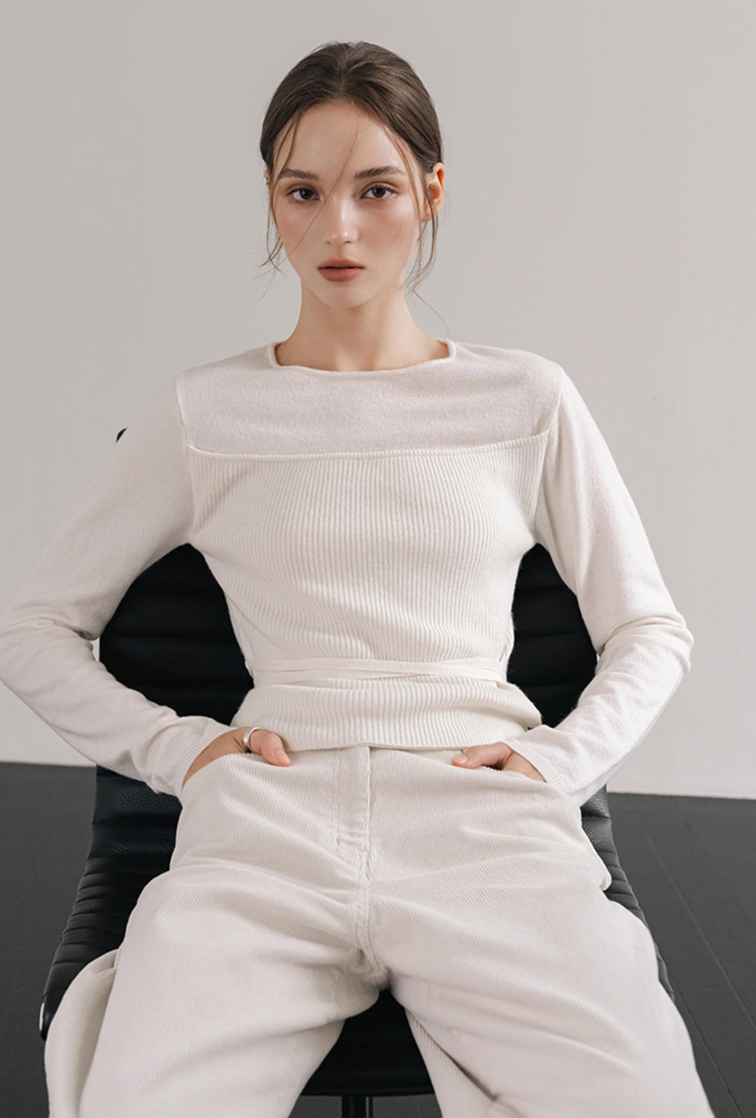 리본 스트랩 풀오버_MIWKAFT19T