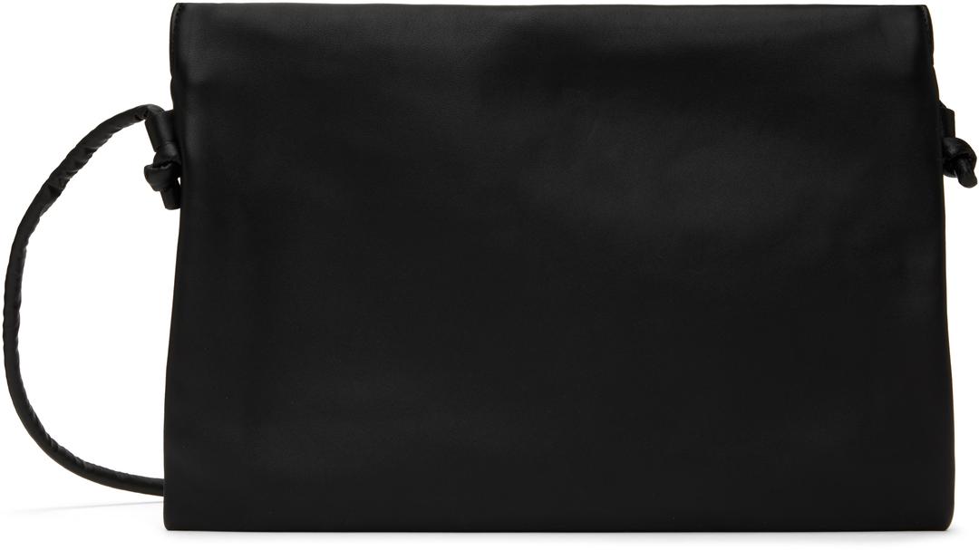 블랙 듀얼 슬링 숄더백