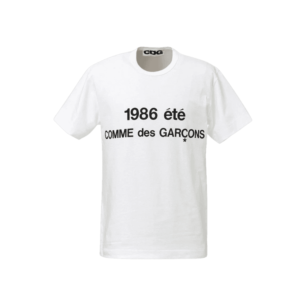 CDG 1986 꼼데가르송 티셔츠 화이트