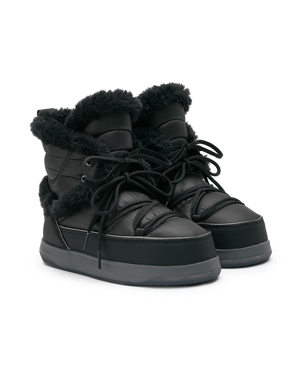 [NEW 10%] COCOON PADDED BOOTS - BLACK