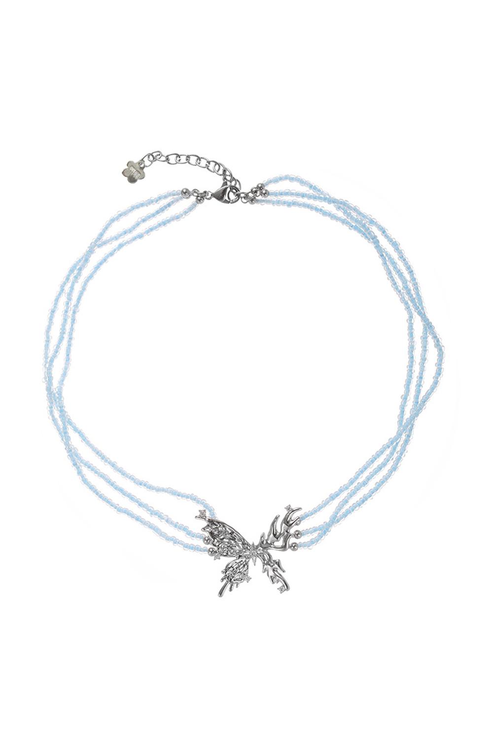 BUTTERFLY BEADS NECKLACE