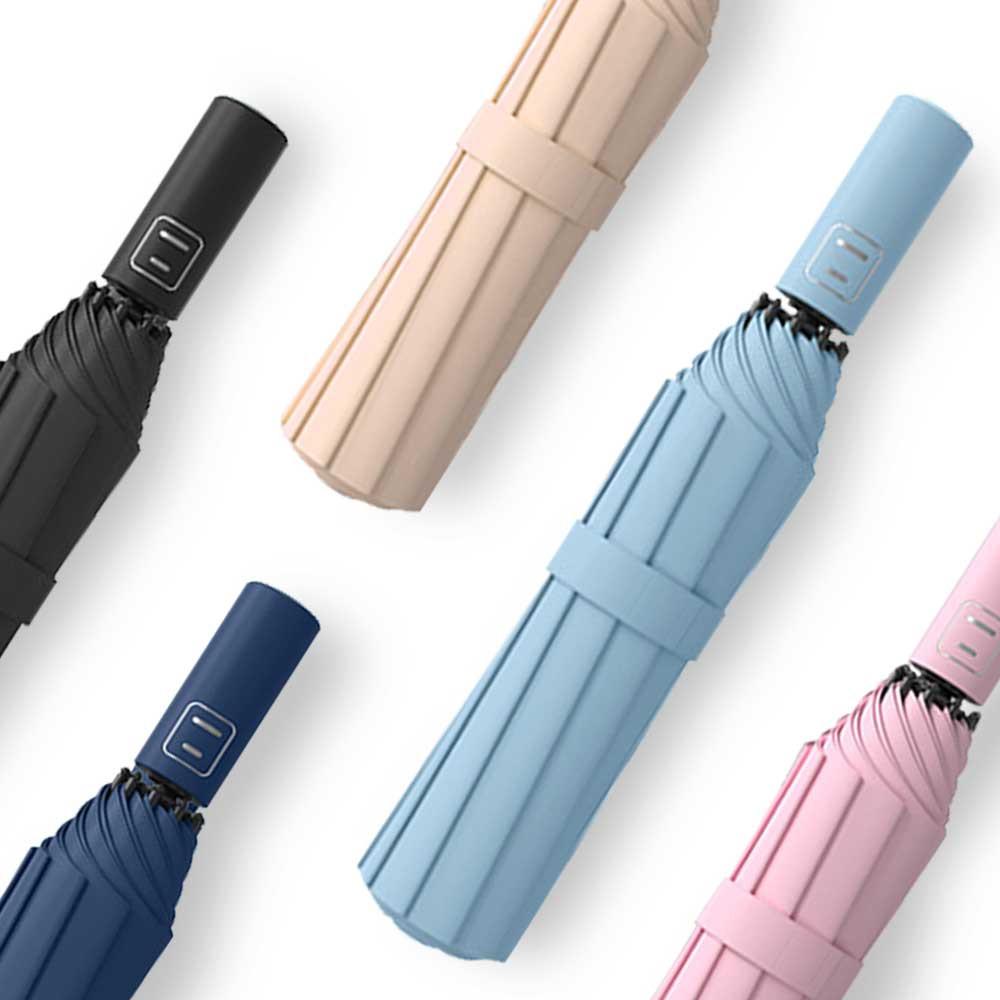 디지지 원터치 UV 자외선 차단 파스텔 3단 자동 우산