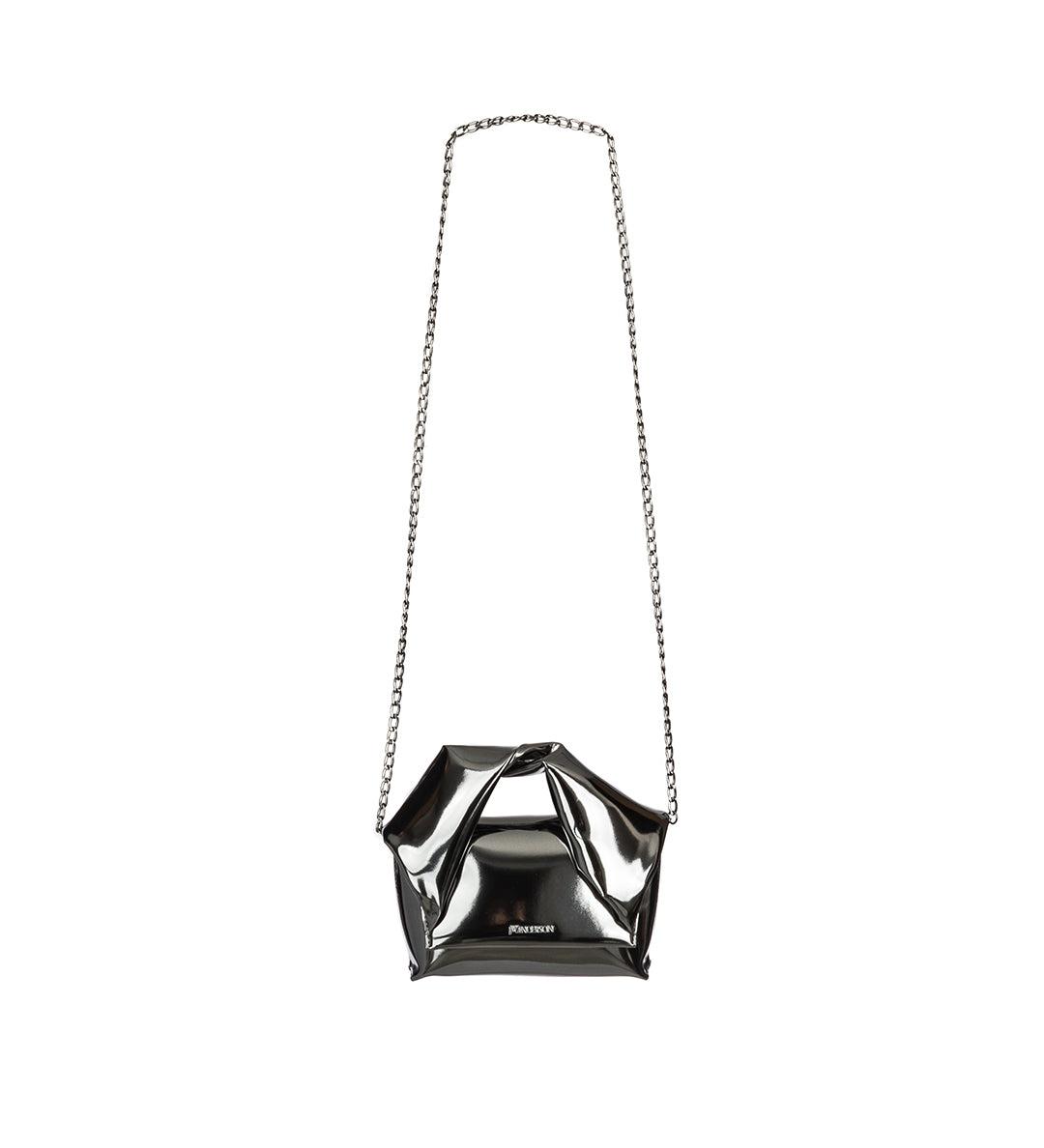 SMALL TWISTER BAG GUNMETAL - OS