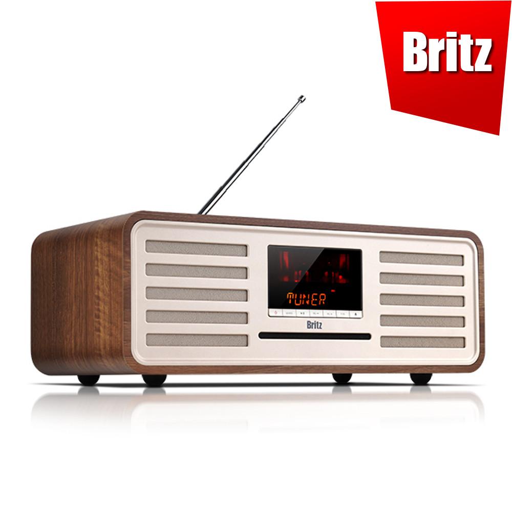 브리츠 진공관 블루투스 오디오 CD플레이어 스피커