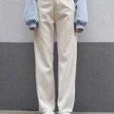 로에일 빈티지 코듀로이 코튼 팬츠 - 크림 LOEIL W