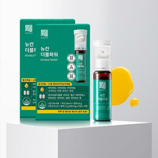 뉴칸 더블파워 밀크씨슬+멀티비타민 14개입 (14일분)