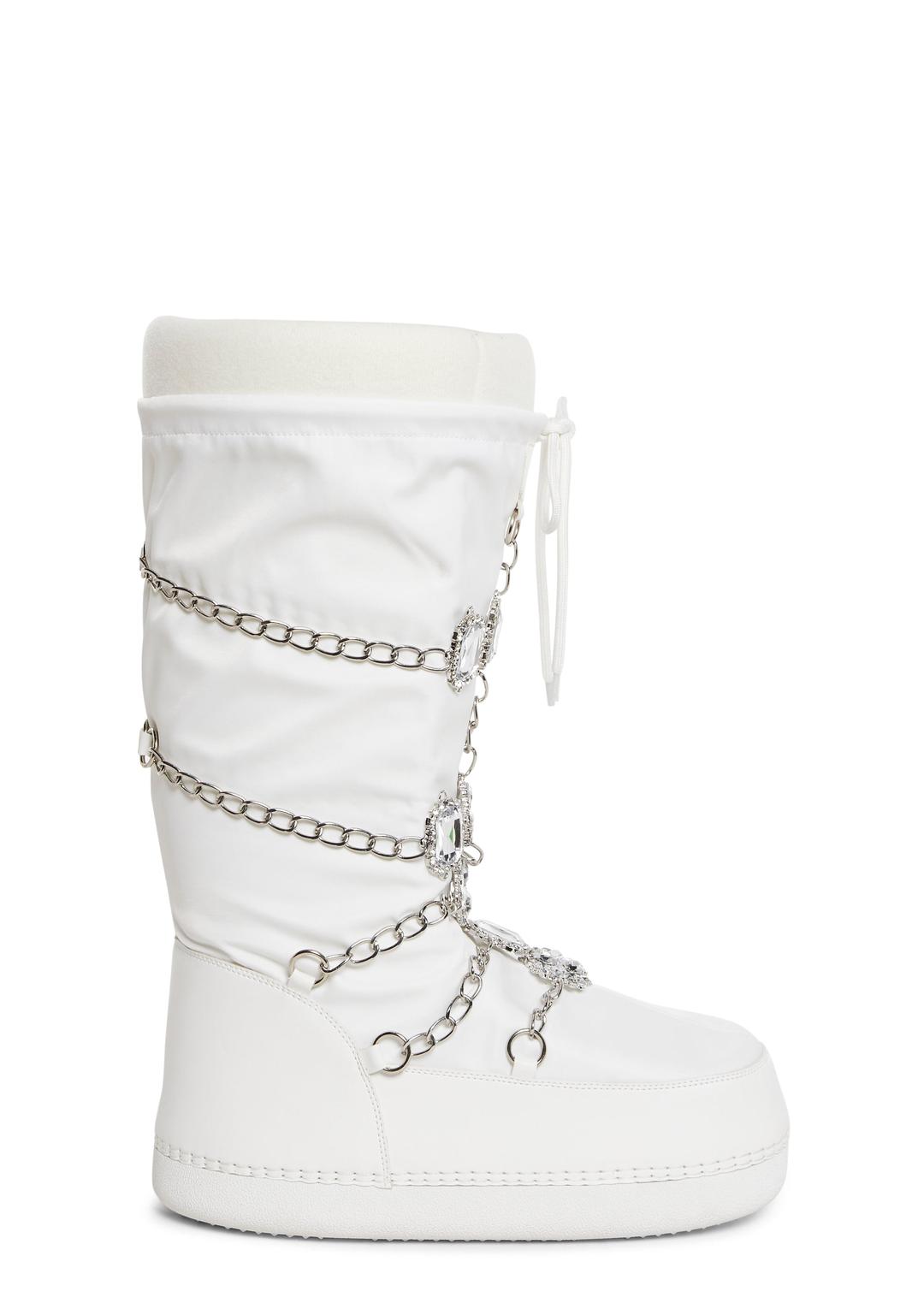 Snow Princess Winter Boots - White - WHITE / US 7
